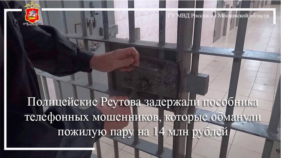 Полицейские Реутова задержали пособника телефонных мошенников, которые обманули пожилую пару смотреть онлайн
