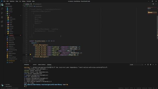 React Native - Smart Money - Navigation V5 - 0001 - Introdução ao React Navigation V5 смотреть онлайн