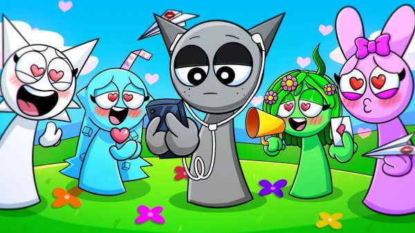 СЕРЫЙ ИГНОРИТ ВСЕХ 24 ЧАСА! Incredibox Sprunki анимации