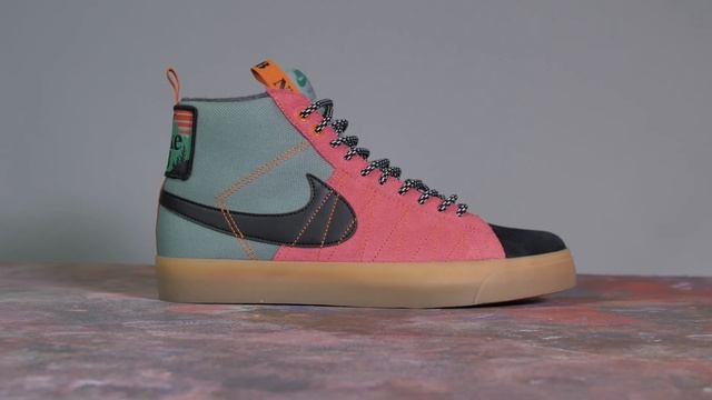 Nike SB Blazer Mid Premium Shoes - Jade Smoke 'Acclimate Pack' - Unboxing & On Foot смотреть онлайн