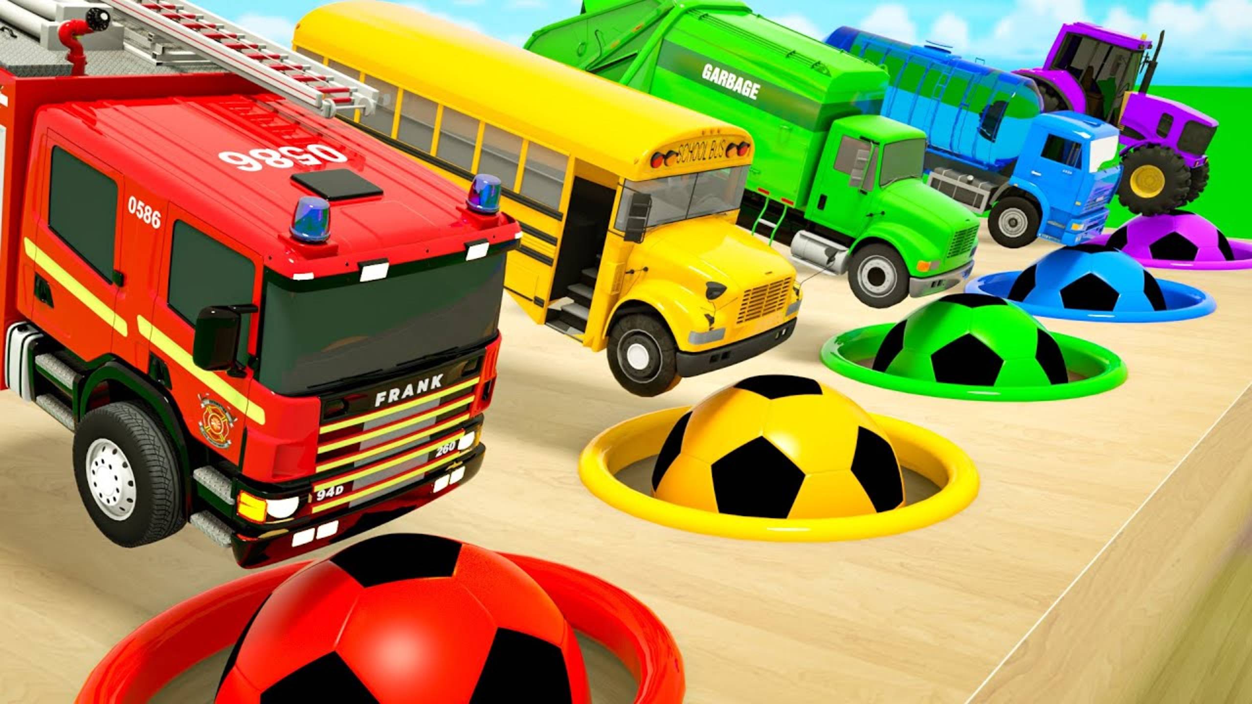 Песня про Акуленка - Сборка пожарной машины - Детские стишки и песенки смотреть онлайн