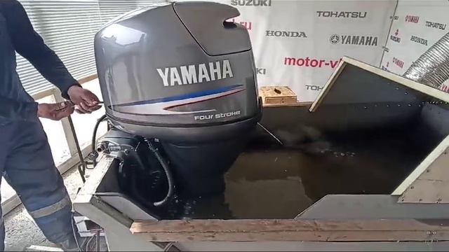 Запуск двигателя Yamaha F50