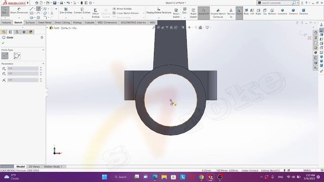 🟢solidworks : piston parts drawing and assembly 🟢🟢solidworks tutorial смотреть онлайн