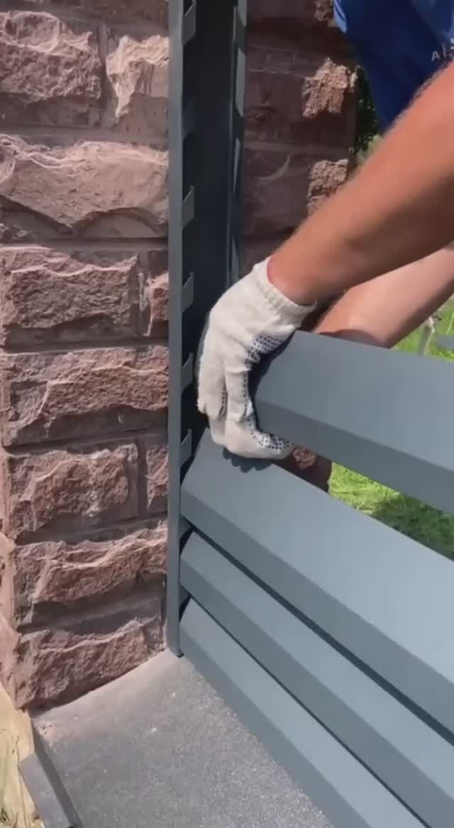 Забор жалюзи двухсторонний Airo