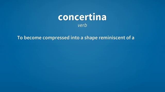 Concertina | Meaning of concertina смотреть онлайн