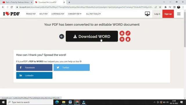 How to convert PDF File into Word | Convert Word file into PDF смотреть онлайн