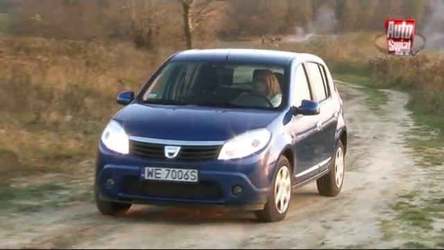 Dacia Sandero - Test długodystansowy cz.3 (Ocena właściwości jezdnych) смотреть онлайн