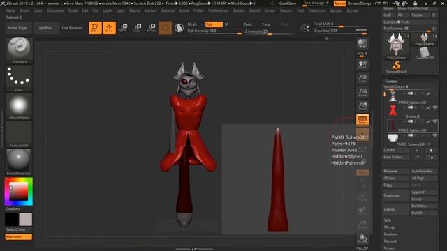 Alastor 3D Process(Hazbin Hotel) | Аластор в 3D (Отель Хазбин) смотреть онлайн