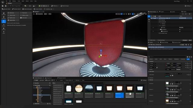 06 Logo Opening _Set_ Build in Unreal Engine 5.4 Motion Design 1080