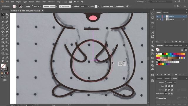 Quokka design process (Timelapse) смотреть онлайн