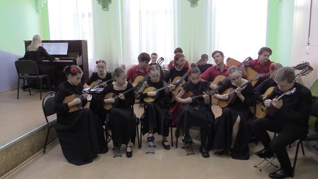 Домрово-гитарный ансамбль "Кантабиле". ДЦМШ г. Самара смотреть онлайн