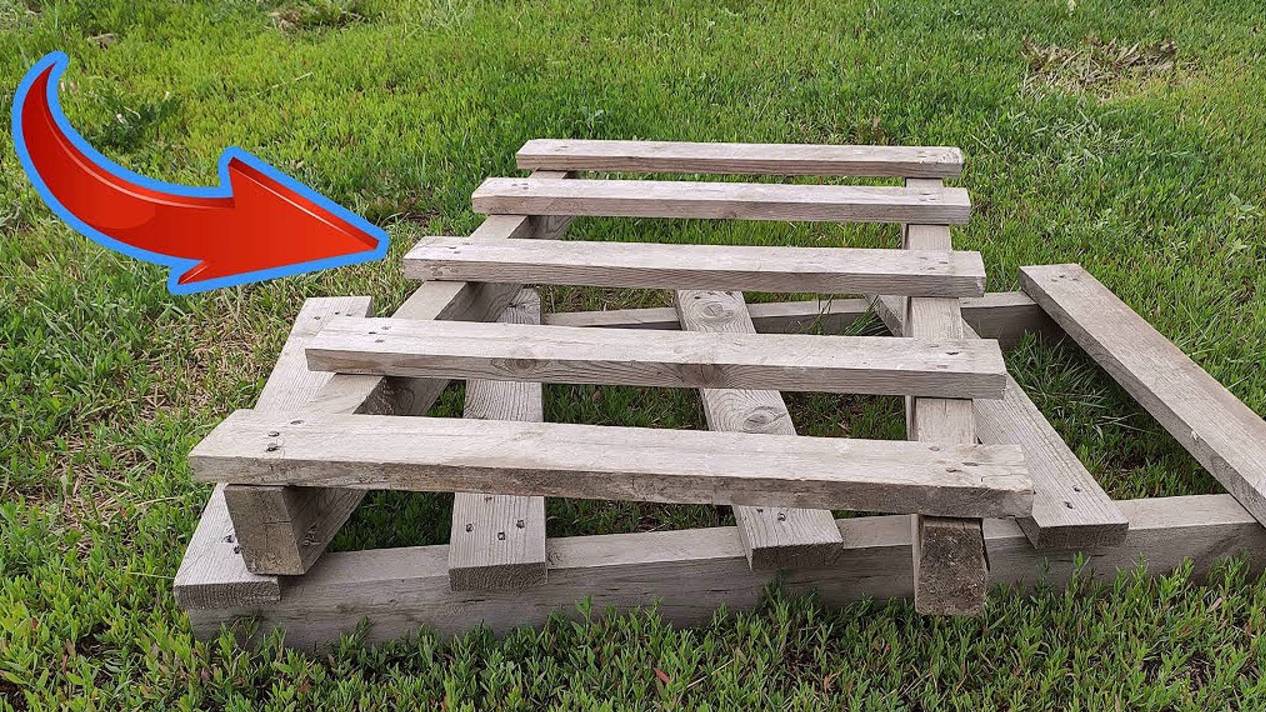 Увидел как финны используют старые поддоны! Теперь тоже так использую смотреть онлайн