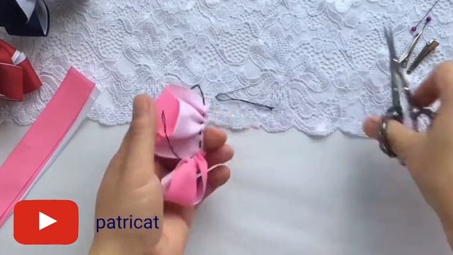 DIY Бантики из репсовых лент своими руками/ribbon bows смотреть онлайн