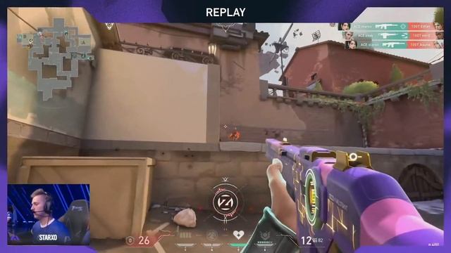 ACE starxo Insane 4k | Acend vs 100 Thieves - VALORANT Masters: Berlin - Quarterfinals смотреть онлайн