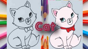 Как нарисовать кошечку! cat