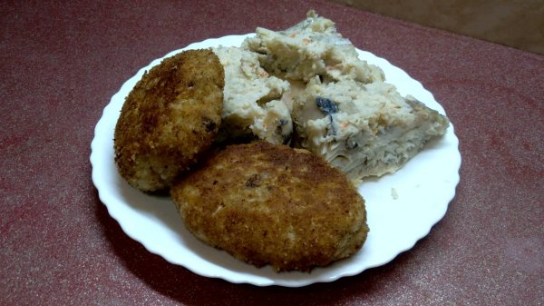 Капустные котлеты с овсянкой