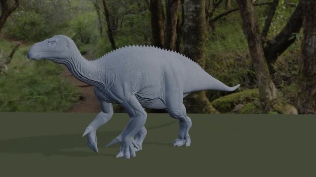 Iguanodon Walk Cycle смотреть онлайн