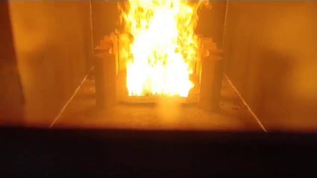 Работа горелка пеллетного котла Faci 645 Квт. смотреть онлайн
