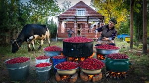 Приготовление Пасты из Кизила для Консервации