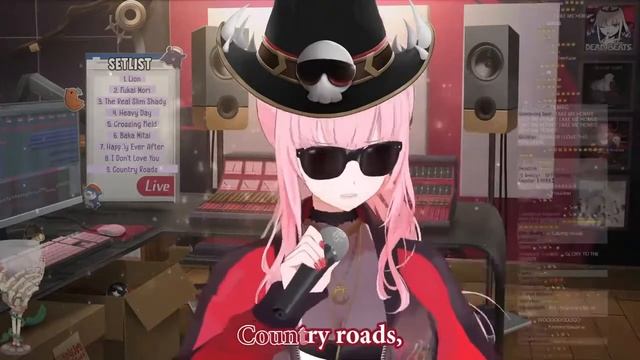 Sheriff Calliope Mori sings Country Road - John Denver [Lyrics] смотреть онлайн