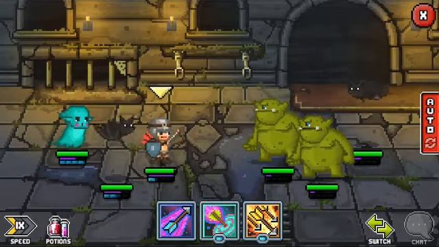 Победили целый ЗАМОК МОНСТРОВ!!!В ИГРЕ Bit Heroes! смотреть онлайн