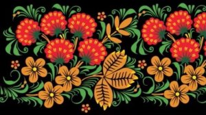 #футаж русские узоры 04 vUhbhrJaRuY