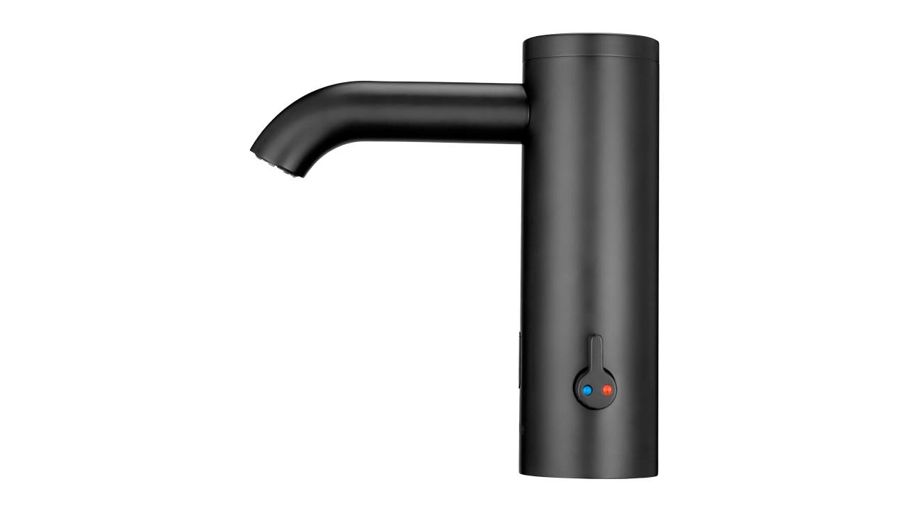 Распаковка черного сенсорного смесителя для раковины Swedbe Europe 6010B смотреть онлайн