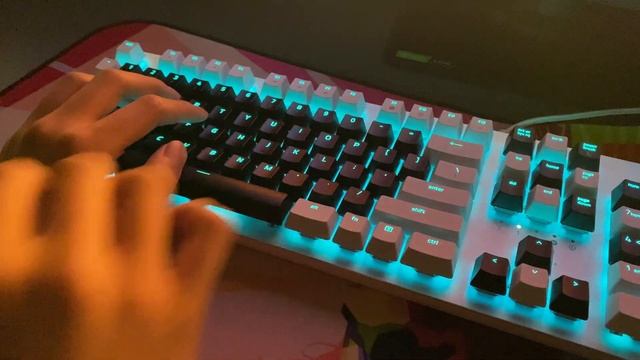 【ASMR#18】Razer Huntsman Mercury (紫/青軸) キーボードタイピング音フェチ メカニカル式 Typing Keyboard Sounds타이핑/键盘 смотреть онлайн
