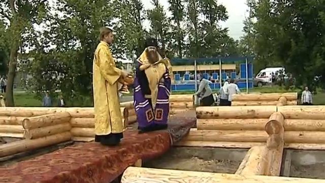 Освящение закладного камня в Гагино 06 07 11  (т/к 