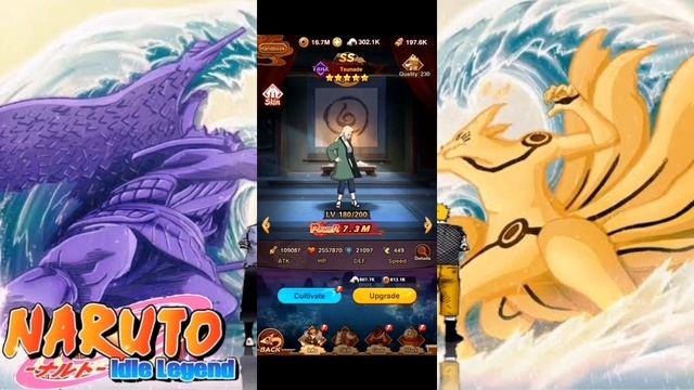 Upgrading/Awakening|Samurai Training: New Era|Android Mobile Gameplay|Naruto idle|World of Ninja смотреть онлайн