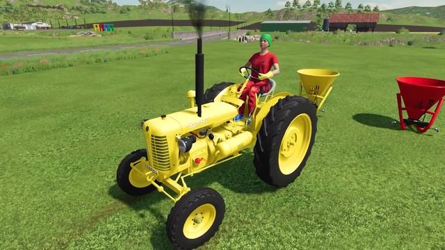 TRANSPORTING OF COLORS ! LIMING JOBS WITH MINI ZETOR TRACTORS ! Farming Simulator 22 ! смотреть онлайн