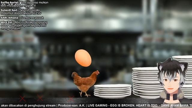 KISAH SI AYAM - EGG IS BROKEN. HEART IS TOO. - LIVE GAMING | Raska Malendra (Vtuber Indonesia) смотреть онлайн