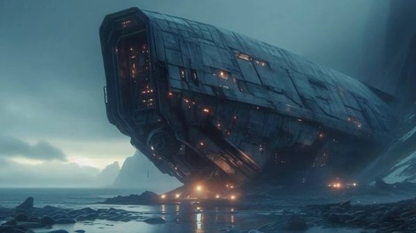 SANCTUARY - Deep Dark Sci-Fi Space Ambient Music | 1 Hour Atmospheric Journey