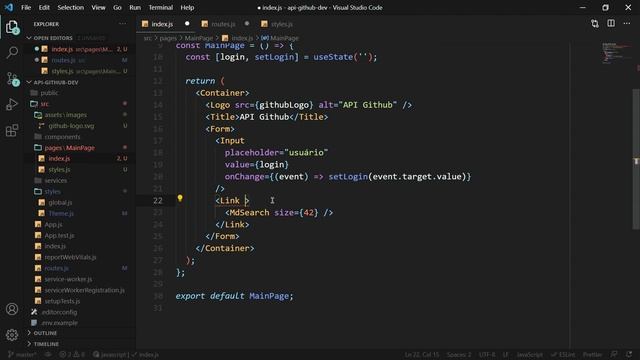 React Native - API Github - 0203 - Redirecionando para os Repositórios - Parte 2 смотреть онлайн