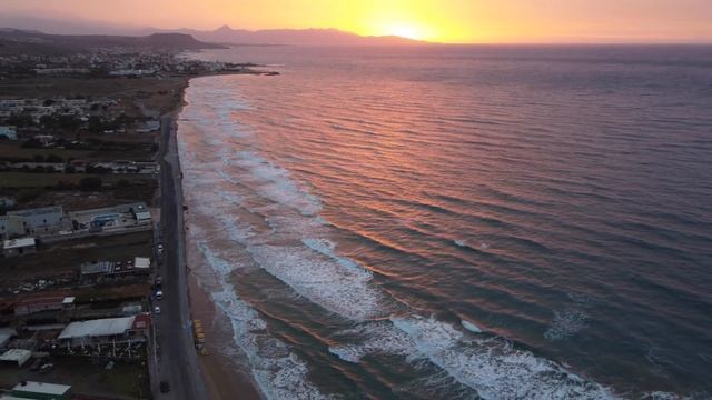 Crete Gouves Beach | Sunset | Drone смотреть онлайн
