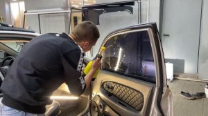 ТОНИРОВКА 5% ПЛЕНКОЙ KIA SPECTRA | ДЕЖУРКА DETEILING