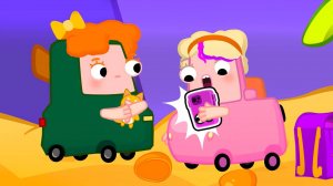Машинки Вилзи попались с телефоном на конкурсе?  Веселые мультики для детей Автосемейка Вилзи