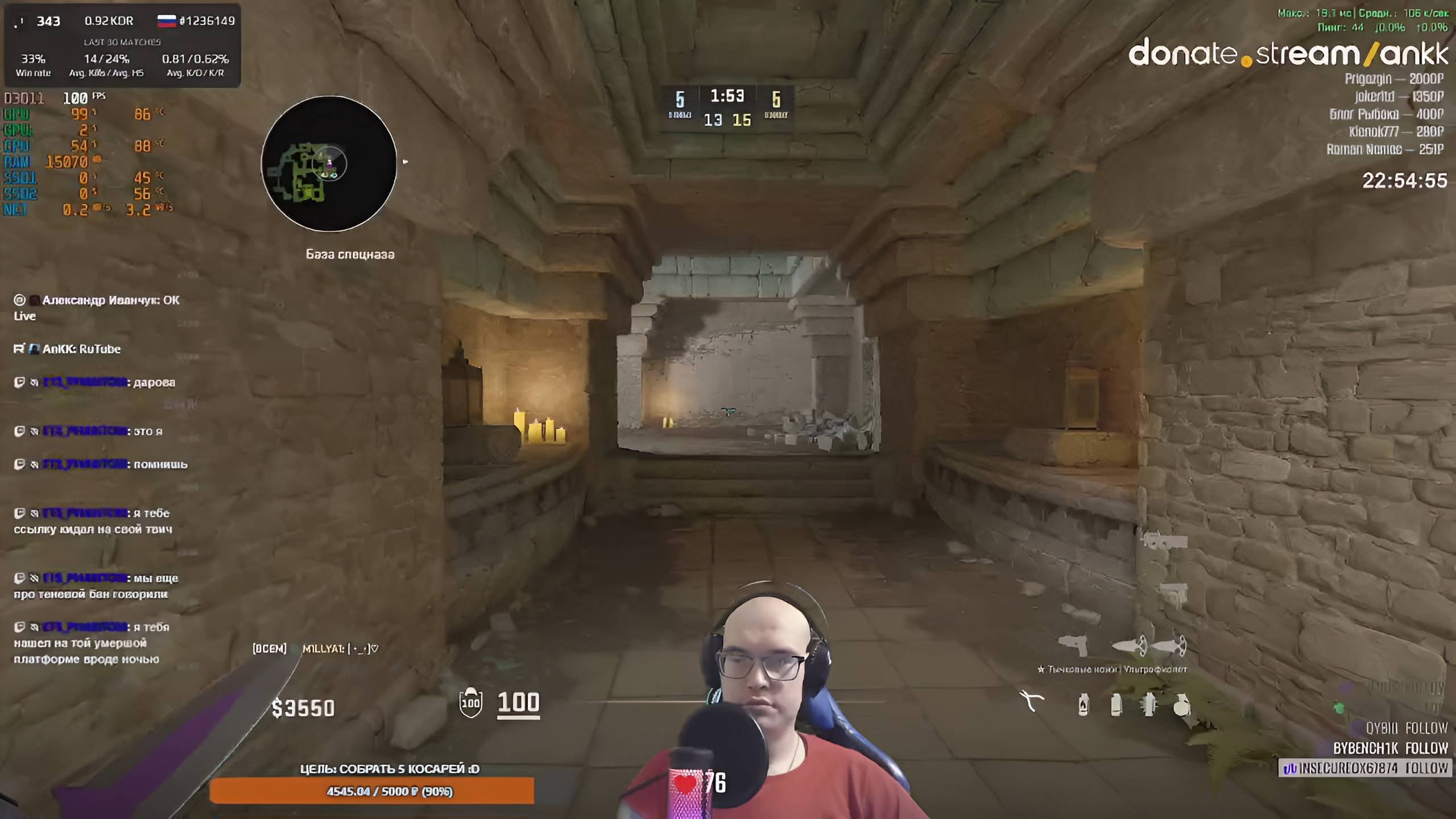 UnluckyStream270 CS2 | Restream.su