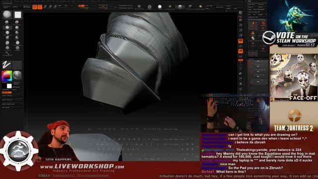 Naix Mummy: Uvs & Zbrush [Part 1] смотреть онлайн