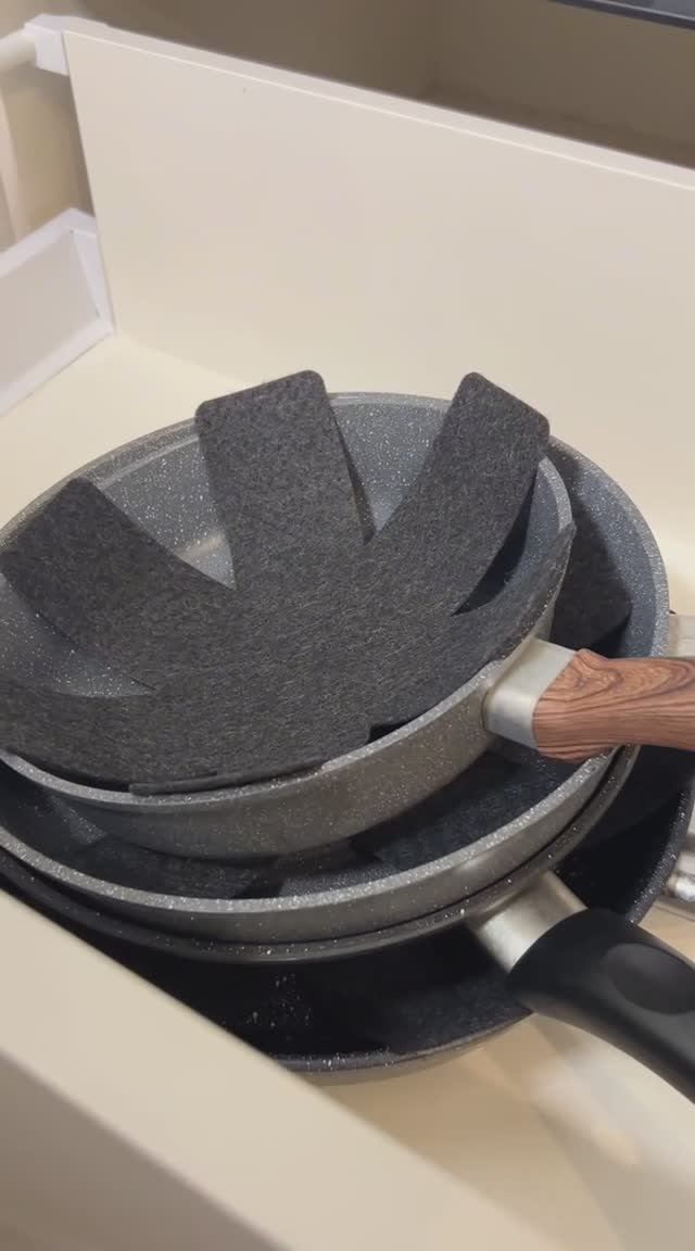 Лучшее решение для хранения сковородок на кухне 🔥