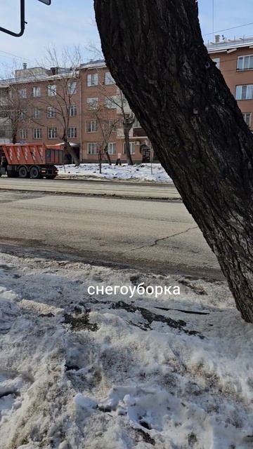 Идёт уборочка снега с улиц. Что думаете, надо его вывозить из города или это шикарно? смотреть онлайн