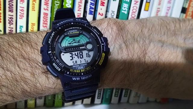 Casio Fishing Timer with Moon Phase Watch: A Basic Review смотреть онлайн