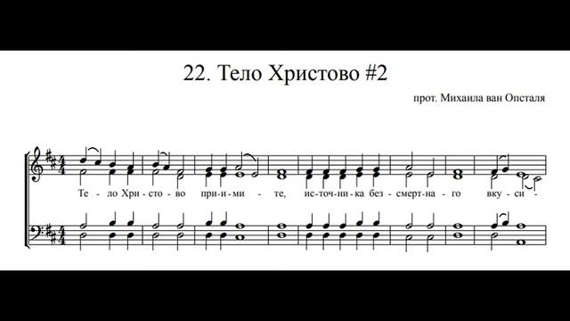 прот. Михаил ван Опсталь - Тело Христово #ансамбльвера смотреть онлайн