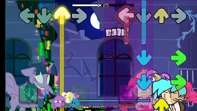 Только не пони!!! Глитч вирус пибби мод фнф #fnf