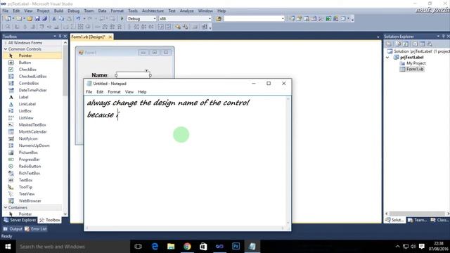 Windows Application VB.net - How to use Label & TextBox смотреть онлайн