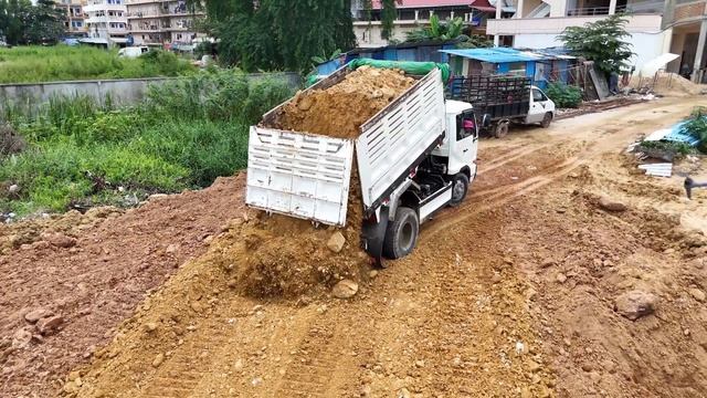 Строительство, засыпка участка