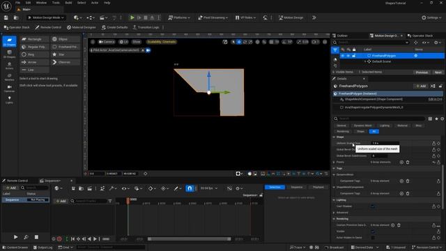 7 Unreal Engine Motion Design 2D & 3D Shapes