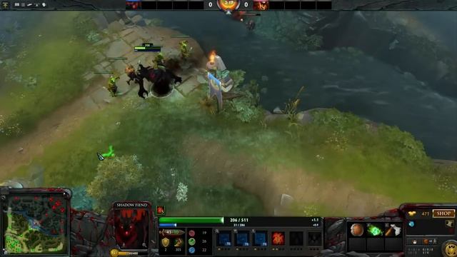 Dota 2 PvP 1 vs 1 MID Shadow fiend *Indonesian Commentary* #NOOB смотреть онлайн
