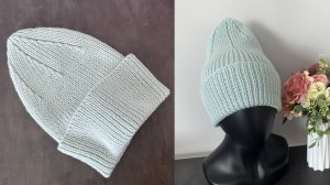 БЫСТРО, ПРОСТО и КРАСИВО! ВЕСЕННЯЯ ШАПОЧКА с КРАСИВОЙ МАКУШКОЙ! ПОДРОБНЫЙ мастер-класс.