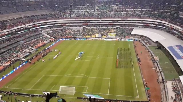 Mexico Vs Costa Rica Estadio Azteca 24-03-2017. Salida de Equipos смотреть онлайн